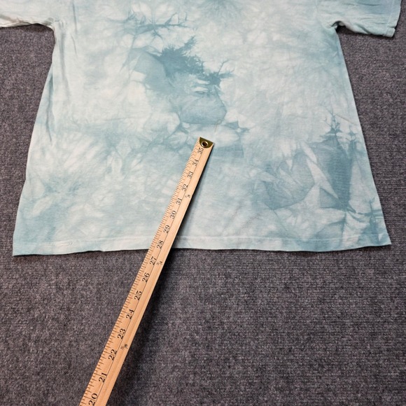 The Mountain Sea Otters Tie Dye T-Shirt Men's Large Jody Bergsma Art 2017 Teal - Picture 7 of 7